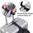 Luggage Straps,Two Add a Bag Suitcase Strap Belt,Adjustable Travel Attachment Accessories for Connect Your Three Luggage Together - 2 Pack(Black)
