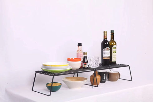 Kitchen Storage Shelf, Kitchen Organization Storage Rack Expandable Foldable Counter Shelf 2 pieces,35.4''/15.75"W-28.75"L x 9.8" H