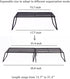 Kitchen Storage Shelf, Kitchen Organization Storage Rack Expandable Foldable Counter Shelf 2 pieces,35.4''/15.75"W-28.75"L x 9.8" H