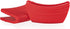 Le Creuset Silicone Set of 2 Handle Grips, 5" x 2 1/2" each, Cerise
