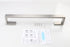 TocTen Bath Towel Rack - Square Base Thicken SUS304 Stainless Steel Towel Bar for Bathroom, Bathroom Bar Accessories Towel Rod Heavy Duty Wall Mounted Towel Holder (Brushed Nickle, 12 Inch)