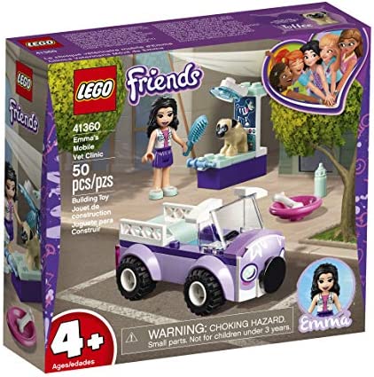 LEGO Friends 4+ Emma’s Mobile Vet Clinic 41360 Building Kit (50 Pieces)