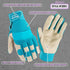 Wells Lamont Women's Hybrid Work/Gardening Gloves | Water-Resistant HydraHyde Leather | Large (3204L)