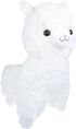 TOLLION Cuddly White Alpaca Llama Lamb Toy -7" Stuffed Animal Cushion Plush Doll Valentine Gift New Baby Gift Graduate Gift Lovers Anniversary Fiesta Gift for Girlfriend Children Friends