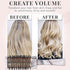Round Brush for Blow Drying - Barrel Radial Blowout Hairbrush Marble & Rose Gold by Lily England