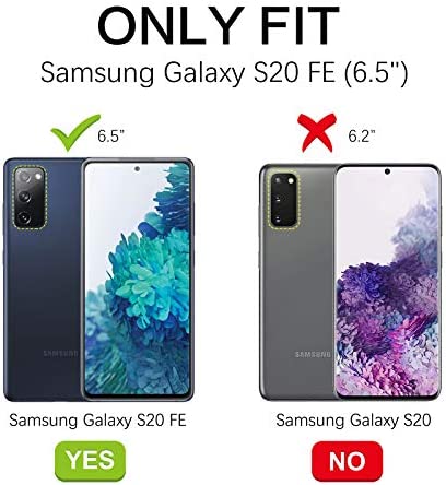 BENTOBEN Samsung S20 FE Case, Galaxy S20 FE 5G Case, Slim Fit Glow in The Dark Shockproof Protective Hybrid Hard PC Soft TPU Bumper Phone Cover for Samsung Galaxy S20 Fan Edition 2020, Purple Nebula