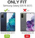BENTOBEN Samsung S20 FE Case, Galaxy S20 FE 5G Case, Slim Fit Glow in The Dark Shockproof Protective Hybrid Hard PC Soft TPU Bumper Phone Cover for Samsung Galaxy S20 Fan Edition 2020, Purple Nebula