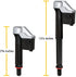 Korky 528MP QuietFILL Platinum Fill Valve-Fits Most Toilets-Easy to Install-Made in USA, Universal 99%, Black