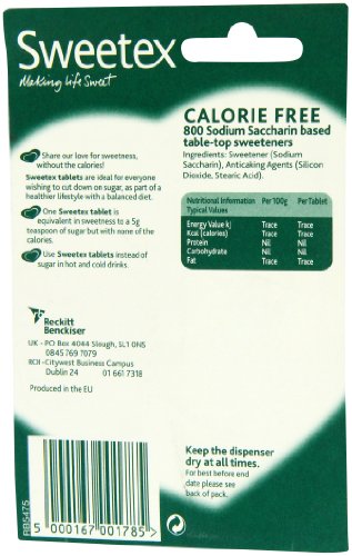 Sweetex Calorie Free Sweeteners 800 per pack