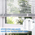 6 Pcs Blind Brackets 2 Inch Low Profile Box Mounting Bracket White Color Window Blinds Headrail Bracket