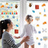 20 PCS Hanukkah Thick Gel Clings Chanukah Window Gel Clings Decals Stickers for Kids Toddlers and Adults Home Airplane Classroom Nursery Winter Holiday Party Supplies Decorations Removable and Reusable