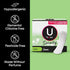 U by Kotex Security Lightdays Panty Liners, Light Absorbency, Long, Unscented, 126 Count