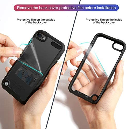 IDweel iPhone SE 2020 Case,iPhone SE 3nd Generation Case 2022,iPhone 8 & 7 Case,Full-Body Durable Shock Absorption Case with Build in Screen Protector Heavy Duty Shock Resistant Hard Cover,Black