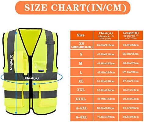 A-SAFETY Enhanced Visibility Safety Vest,, Hi Viz 2 Band And Braces Waistcoat safe for Motorcycle, Running/Jogging, Bike/Bicycle Riding Outdoor Activities, Yellow