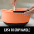 Gorilla Grip Mixing Bowls Set of 3, Slip Resistant Rubber Bottom, Nesting Baking Bowl, Soft Handle, Easy Pour Spout, Electric Mixer and Dishwasher Safe, Kitchen Essentials, 5, 3 and 1.5 QT, Sherbet