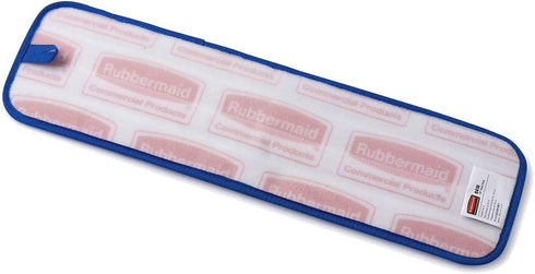 Rubbermaid Commercial Mop Head for Microfiber Mop, Single Sided 18 Inch Damp Room Mop Pad