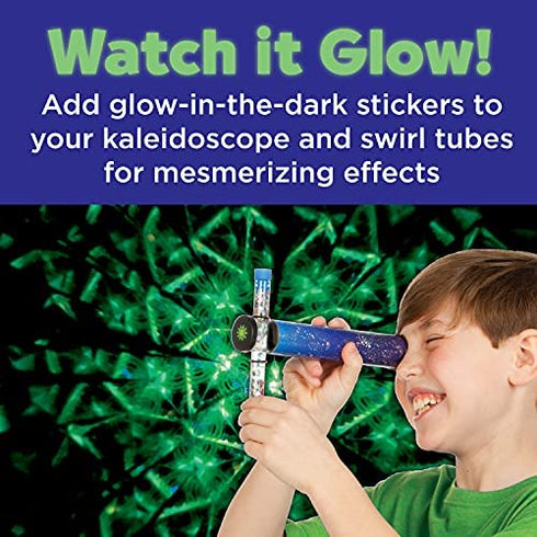 Creativity for Kids Magic Swirl Kaleidoscope Kit - Make Your Own Kaleidoscope for Kids, STEM Toys