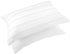 BOSOWOS Queen Size Pillow Case Set of 2, Ultra Soft Breathable 20 x 30 Inches Pillow Shams Envelope Closure, Microfiber Boho Farmhouse Pillowcases for Easy Care, White
