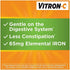 Vitron-C Iron Supplement, Once Daily, High Potency Iron Plus Vitamin C, Dye Free Tablets, 60 Count