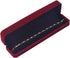 iSuperb Set of 2 Wine Red Velvet Necklace Chain Bracelet Display Case Storage Jewelry Gift Box 8.7x1.6x2inch