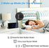 Super Loud Alarm Clock with Bed Shaker, Vibrating Alarm Clock for Heavy Sleepers Hearing Impaired Deaf Teens, Dual Alarm Clock with 7.5’’ Large Display, USB Charger, Dimmer, Snooze & Battery Backup
