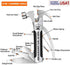 VEITORLD All in One Survival Tools Small Hammer Multitool, Gifts for Dad from Daughter Son, Valentines Day Unique Birthday Gift Ideas for Dad Stepdad Men Him, Cool Gadgets Stocking Stuffers for Men