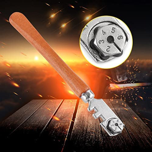 Glass Cutting Tool, Professional Six-Wheel Glass Tile Cutter Craft Cutting Kit Tool for 4-10mm Windows Panes, Mirror and Stained Glasses
