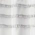 iDesign 74638 Tassel Fabric Shower Curtain for Master, Guest, Kids', College Dorm Bathroom, 72" x 72"