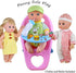 Young Buds Set of 5 for 12-13-14 Inch Newborn Reborn Alive Doll Baby Doll Clothes Dress Costumes Gown Outfits with Feeding Bottle Birthday Xmas Present Wrap