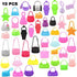 BM 75 Pieces Doll Clothes and Accessories for 11.5 Inch Girl Doll Include 15 Pcs Party Dresses, 10 Pcs Shoes, 10 Pcs Bags, 40 Pcs Different Doll Accessories