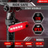 BLITZU Gator 450 Lumens Bike Lights Front and Back Set, Headlight and Tail Rear Light, USB Rechargeable Bicycle Lamp, Waterproof, LED Safety Flashlight Cycling Accessories, Fits Adult Kids MTB Helmet