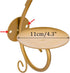 Sziqiqi Wall Candle Sconces Iron Vine Candleholder Wall Art Decoration Home Decoration Tealight Candle Stand Gold