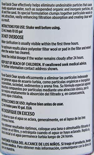 Fluval Quick Clear for Aquarium Water Treatment, 4-Ounce
