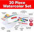 Faber-Castell Young Artist Learn to Watercolor - Watercolor Paint Set for Kids Ages 5+, Kid-friendly and Washable Watercolor Paint (Packaging May Vary)