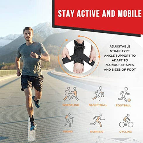 CURECARE Lace Up Ankle Brace for Women, 2022 New Upgraded Ankle Stabilizer Brace with Adjustable Ankle Wrap, Ankle Support for Men, Sprained Ankle, Injury Recovery, Achilles Tendonitis (Small)