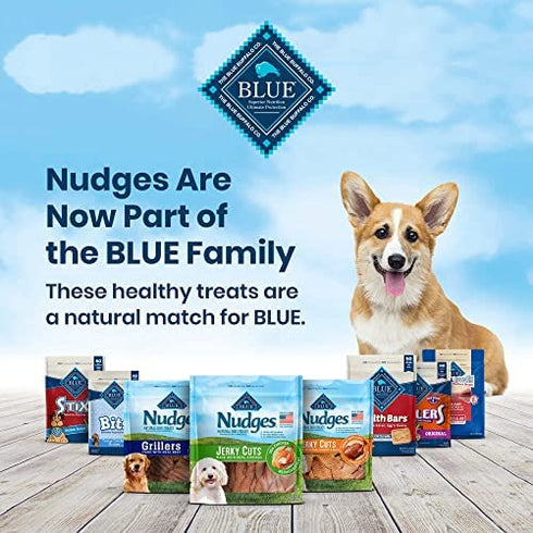 Blue Buffalo Nudges Grillers Natural Dog Treats, Chicken, 10oz Bag