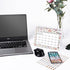 Mokani Small Desk Calendar 2023-2024 (8"x6"), Mini Monthly Desktop Calendar from January 2023 to June 2024, Academic Year Standing Desk Calendars with Planner Stickers