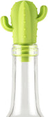 TrueZoo Cactus Wine Glass Charms and Drink Markers with Bottle Stopper Set, Silicone, Multicolor, Set of 7
