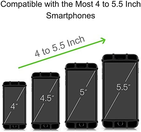 VUP Cell Phone Holder Wristband for iPhone Xs Max/XS/XR/X/6S/7/8 Plus, Galaxy S10/S10+/S10e/S9/S9+/S8 Note 9/8/J7, LG G6, Google Pixel 3 XL, 180 Rotatable Armband for 4.0"~6.5" Mobile Phone