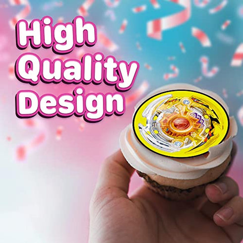 30 x Edible Cupcake Toppers Themed of b.blade Collection of Edible Cake Decorations | Uncut Edible on Wafer Sheet