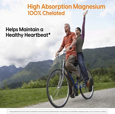 Doctor's Best High Absorption Magnesium Lysinate Glycinate, Easy to Swallow, 120 Ct