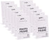 Photo Booth Frames - 5x7 Inch Clear Acrylic Display, Slanted Back Vertical Standing Plastic Picture or Display Sign Holder with Inserts - 12 Count
