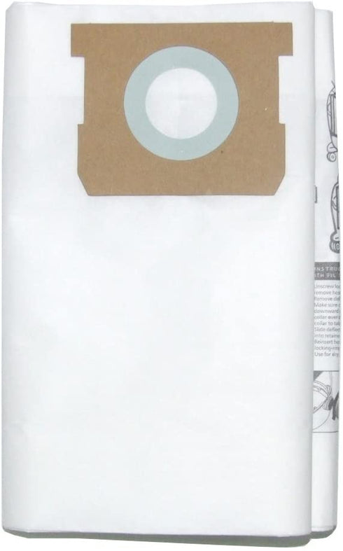 Vacmaster 4 to 5 Gallon Dust Filter Bag, Fits VQ407S & VWM510, 3-Pack, VDBP