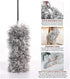 Webster Cobweb Duster, Feather Duster for Home, Extendable Dusters for Cleaning High Ceiling Fans, Hand Wall Duster, Long and Washable Dust Brush