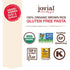 Jovial Farfalle Gluten-Free Pasta | Whole Grain Brown Rice Farfalle Pasta | Non-GMO | Lower Carb | Kosher | USDA Certified Organic | Made in Italy | 12 oz