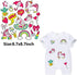 Kids Iron on Stickers Patches Unicorn Heat Transfer Stickers 4 Sheets Cute Applique Patches for Unicorn Party Favors Supplies Girls Baby DIY Unicorn Costume Accessories Washable Iron on Stickers