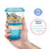 Cereal On the Go Cups Breakfast Drink Cups Portable Yogurt and Cereal To-Go Container Cup (Blue)