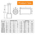 440 Pieces Wire Ferrules Kits Ferrules Wire Ends Terminals Crimp Terminal Connector Sleeves AWG (2/0 1/0 2 4 10 12 14 16)