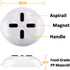 Microwave Plate Cover with Magnet, 2pcs Microwave Cover Hover Magnetic Splatter Guard Lid with Steam Vent Adsorbed Function, BPA Free, Dishwasher Safe¦