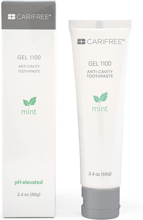CariFree Gel 1100 (Mint): Anti-Cavity Toothpaste | Nano Hydroxyapatite | Cavity Prevention | Freshens Breath and Moistens Mouth | Dentist Recommended for Oral Care